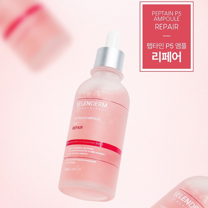 Partner company Selendum peptide pastel red ampoule 100ml skin barrier