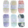 Yokota Yarn Parasol Acrylic Medium Weight Colorful 5 Ball Set