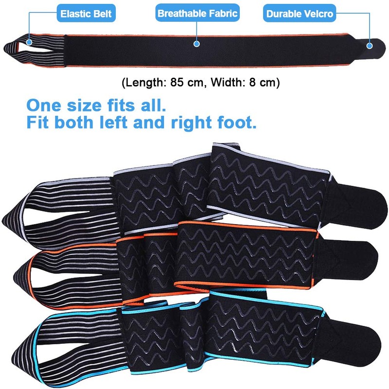Beister Adjustable Compression Ankle Brace, Elastic Foot Support Wrap, Sprains