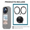 Higatful Insta 360 X4 Standard Lens Cover Lens Cover for