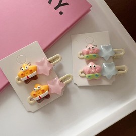 Hairpin Making Supplies & Hair Accessory Components cd101 Free Size/Sugar Bean Star 200ea