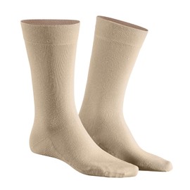 Hudson Men's Relax Cotton Dry Calf Socks, Beige (Sisal 0783), 9/11 (Manufacturer size: 43/46)