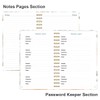 Address Book with Alphabetical Tabs - Telephone & Address Book