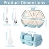 Sinbana 6 in 1 Onigiri Mold, Blue PP Triangle Rice