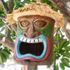Hand Made Birdhouse Covered Resin Bird Feeder for Home Garden