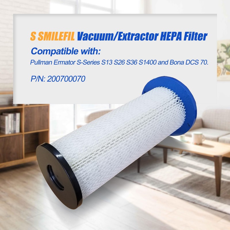 Smilefil 2 Pack S26 Vacuum HEPA Filters Replacement Fits for
