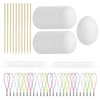 Easter Eggs for Painting and Hanging, Pack of 25 Easter