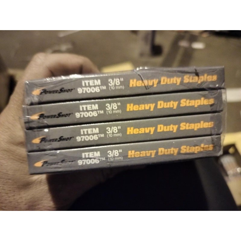 Heavy Duty PowerShot 97006 3/8" Heavy Duty Staples -1250-4 Boxes