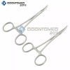 ODM 2 Mosquito Locking Forcep 3.5" Curved Stainless