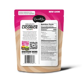 Darrell Lea Soft Australian Licorice, Non-GMO, No Palm Oil, Plant Based, No High Fructose Corn Syrup, Soft & Chewy Licorice Candy, Made in Australia (Allsorts, 7 Ounce (Pack of 8))