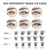 Cluster Lashes 72 Clusters Individual Lashes DIY Lash Extensions 10-16mm