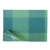 Linen & Cotton Place Mats Fabric Table Mat Set Emerald