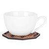 6PCS Bamboo Coaster Teacup Mat AntiScald Heat Insulation Pad Tea