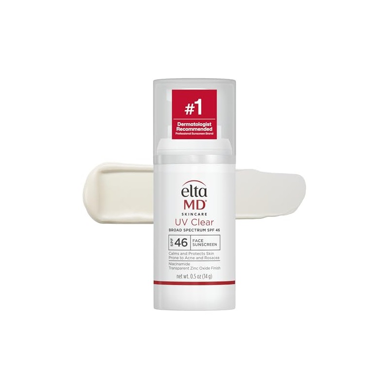 EltaMD UV Clear Face Sunscreen SPF 46, Oil Free Sunscreen