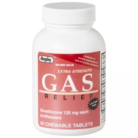 ON CONTAINER GAS RELIEF EXTRA STRENGTH  CHEW 60   simethicone  TAB CHEW 125 MG