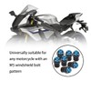 CGEAMDY Pack of 10 Windscreen Nuts, 5 mm Motorcycles Windscreen
