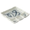 Santto 08845 Banko Ware Noodle Dish, Partition, Noodle Plate (with