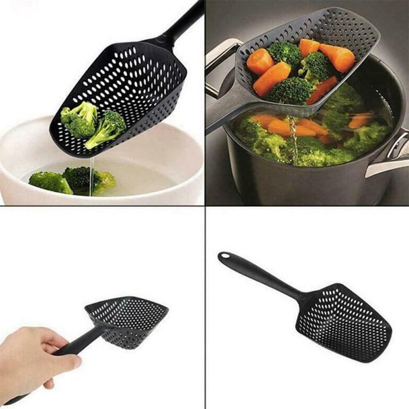 Strainer Scoop Strainer Food Strainer Drain Water Scoop with Handle