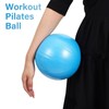 Kisangel Pilates Ball Exercise Ball Small Workout Ball Portable Trainer