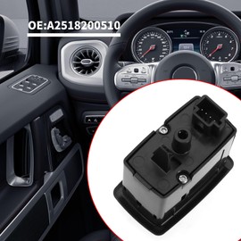 eMagTech Window Regulator Switch Passenger Window Switch A2518200510 Car Window Regulator Switch Main Glass Lifter Switch Compatible with W169 W245 X164 W164 V251