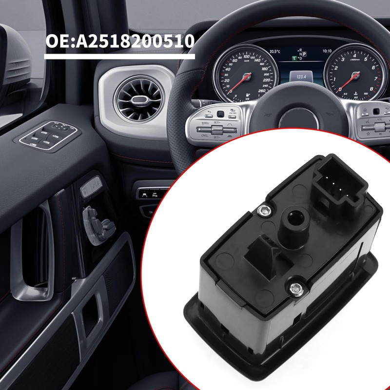 eMagTech Window Regulator Switch Passenger Window Switch A2518200510 Car Window