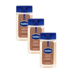 Vaseline Gel de aceite reabastecedor de cacao radiante con manteca de cacao pura, tamaño de viaje, 1.69 onzas líquidas, paquete de 3