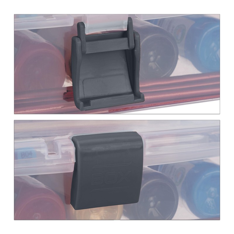 Relaxdays Storage Box 9 Compartments Sorting Box Craft Material Sewing
