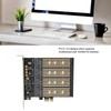 SATA NGFF to PCIe Adapter 4 Disk Position 10Gbps AHCI