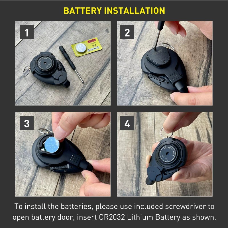 Stinger Falcon Personal Alarm Car Emergency Tool, Spring-Loaded Glass Breaker,