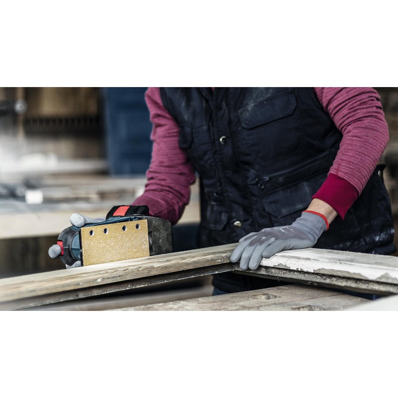 Bosch 10x EXPERT C470 Sandpaper (for Paint on wood, Hardwood,