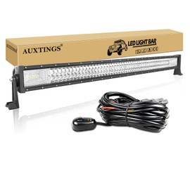 AUXTINGS 42 inch 540W Triple Row 7D Led Work Light Bar Spot Flood Combo Beam DC 12V-24V 6000k Offroad Vehicles 4x4 Atvs Utvs