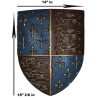 19" Tall Medieval Kingdom Knight Coat of Arms Le Fleur