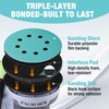 WORKPRO 5 Inch Orbital Sander Interface Pads and Sanding Discs,