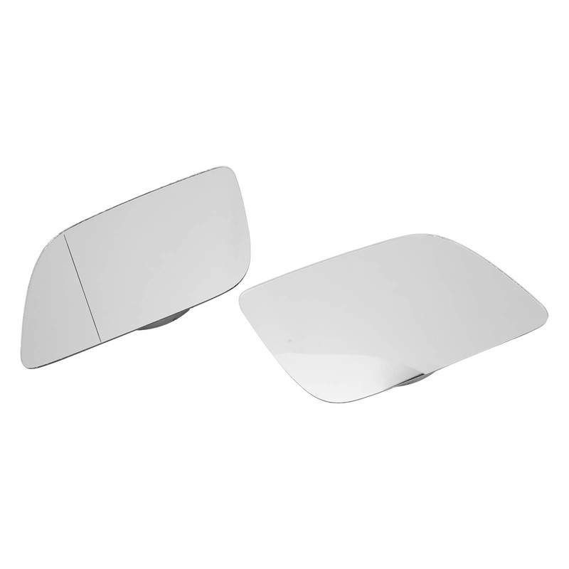 2PCS Side Heated Mirror Glass Left Right Fog Resistant Efficient