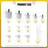 Mardatt 18 Pcs Precision Scale Calibration Weight Set10m to 500mg,