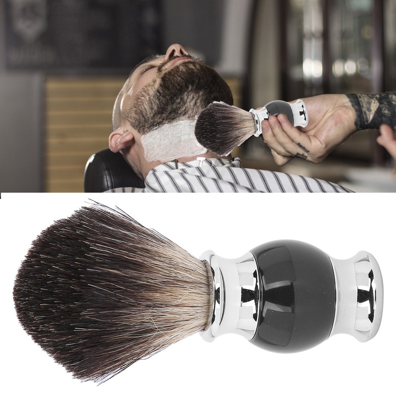 Barber Beard Shaving Brush Soft Bristles Facial Hair Cleaning Shaving