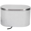 600ml Mini Ultrasonic Denture Cleaner Jewelry Eyeglasses Stainless Steel Cleaning