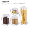 UFORU Pop Top Food Storage Container Set | 6Pcs Airtight