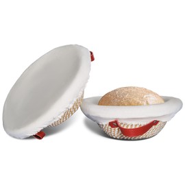 UBYGU Sourdough Bread Baking Supplies Proofing Baskets,2 Pack Round Bread Proofing Basket Proofing Bowls With Liners，Sour Dough Bread Baking Supplies (2xRound Baskets)