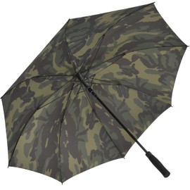 iX-brella Super Mini Pocket Umbrella with Large Roof 94 cm Camouflage, olive, Pocket umbrella hand opener