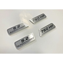 bps NEW AFTERMARKET Wings Fender Emblems Badges for your 2020 2021 2022 Shelby GT500