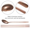 MOONMN Set of 2 Stainless Steel Spoons Pink
