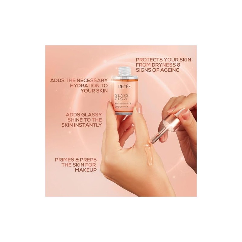 RENEE Aceite Pre-Maquillaje Glass Glow (30 Ml)