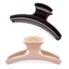Extra Large Claw Clips for Thick Hair, Non-Slip Jaw Clips for Women 2-Pack