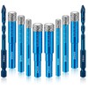 10pcs Dry Diamond Drill Bit Set Tile Glass Small Diamond