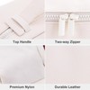 Juoxeepy Puffy Makeup Bag 2 Layer Cosmetic Bag for Travel