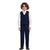 2 Piece Kids Boys Navy Vest and Pants Formal Set,