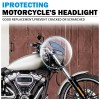 YHMTIVTU Gloss Black Front Headlight Fairing Cowl Cover For Harley