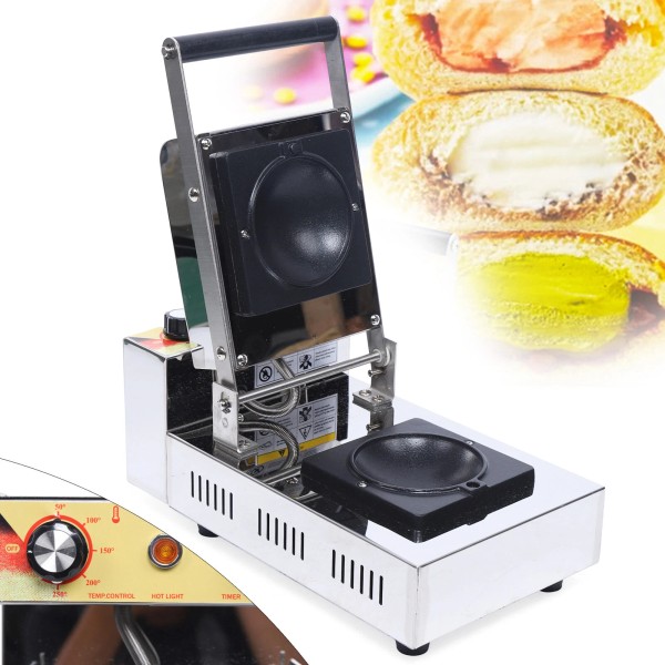 Unbranded Ice Cream Waffle Machine Commercial Burger Grill Gelato Panini