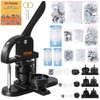 VEVOR Button Maker, 1/1.25/2.28 inch(25/32/58mm) 3-in-1 Pin Maker with 300pcs